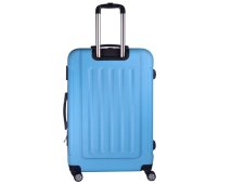 Maleta grande, azul celeste, Trolley 4 ruedas, de Sunydeal