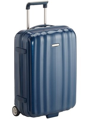 Samsonite Lite Cube Maleta Upright Cabina azul, S, 55 cm, TSA, Samsonite Cosmolite